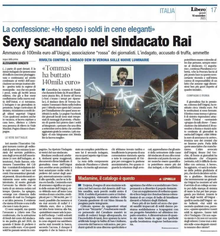 IL SEXY SCANDALO ALL USIGRAI 