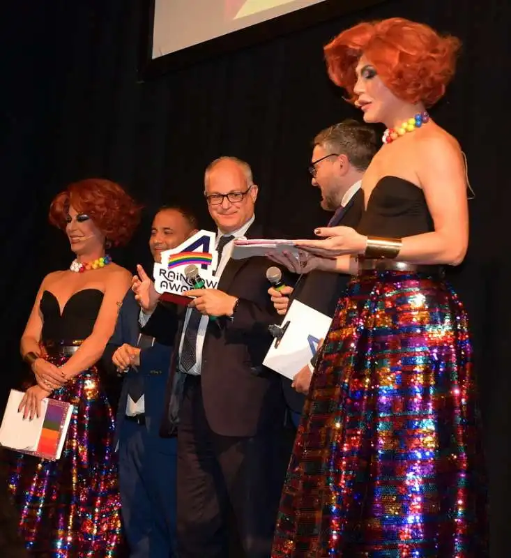 il sindaco di roma roberto gualtieri premiato  foto di bacco