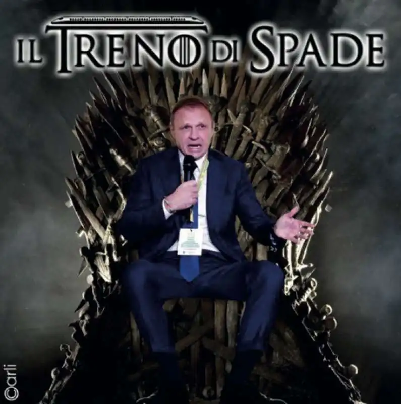 il treno di spade    meme su francesco lollobrigida by emiliano carli per il giornalone   la stampa 