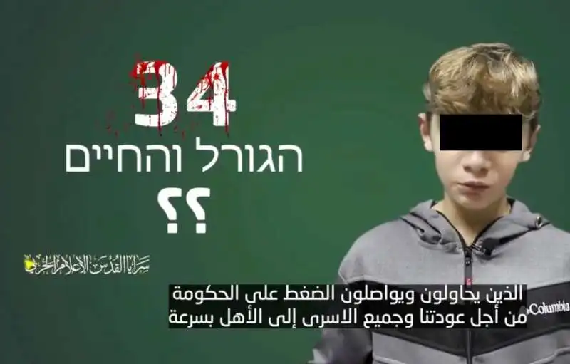 il video degli ostaggi israeliani nelle mani della jihad islamica   2