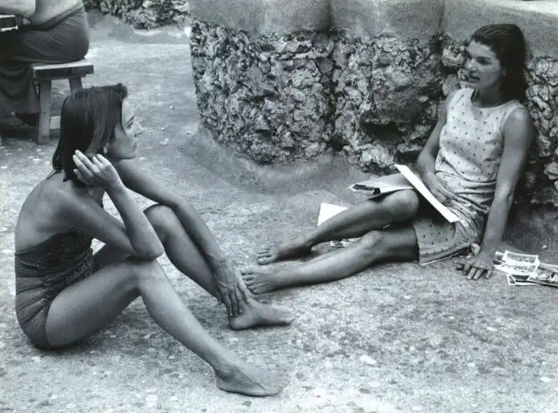 jackie kennedy con la sorella lee a ravello