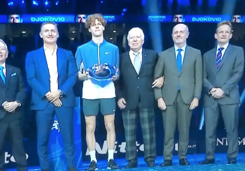 jannik sinner nicola pietrangeli premiazione