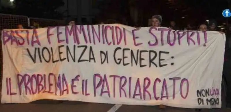 manifestazione dopo la morte di Giulia Cecchettin  