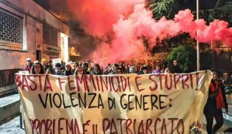 manifestazione dopo la morte di Giulia Cecchettin  