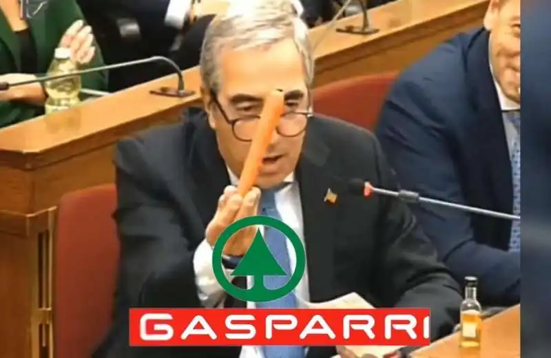 MEME maurizio gasparri E LA CAROTA