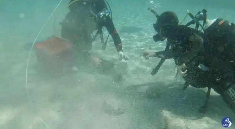 monete di bronzo trovate sul fondale in sardegna    7