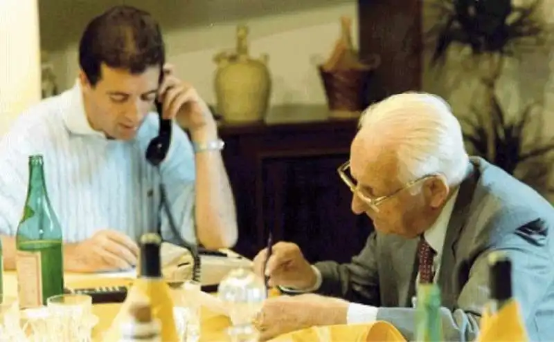 PIERO FERRARI CON IL PADRE ENZO