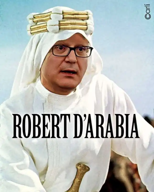 ROBERT D'ARABIA - MEME BY EMILIANO CARLI 