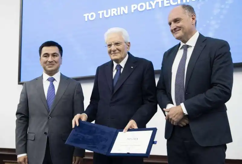 sergio mattarella alla sede del politecnico di torino a tashkent, uzbekistan   1