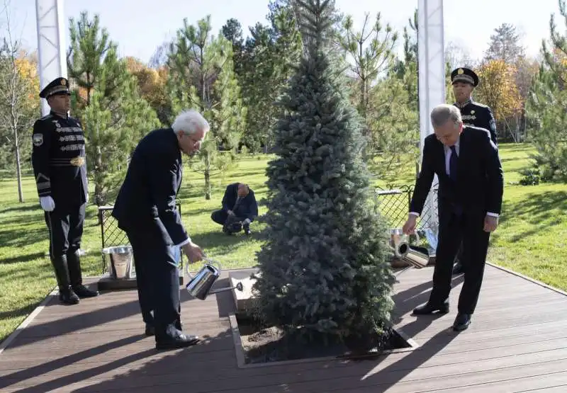 sergio mattarella in uzbekistan  