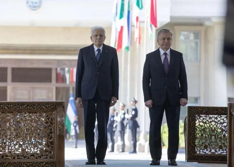 sergio mattarella   shavkat mirziyoyev 