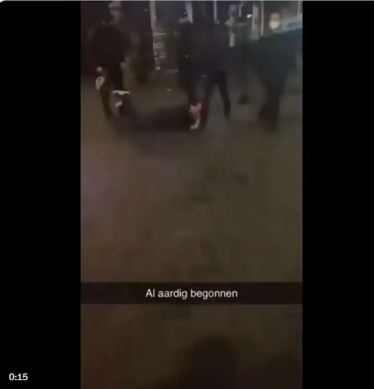 aggressione agli israeliani ad amsterdam 