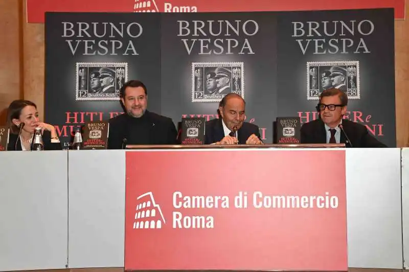 agnese pini matteo salvini bruno vespa carlo calenda (2)