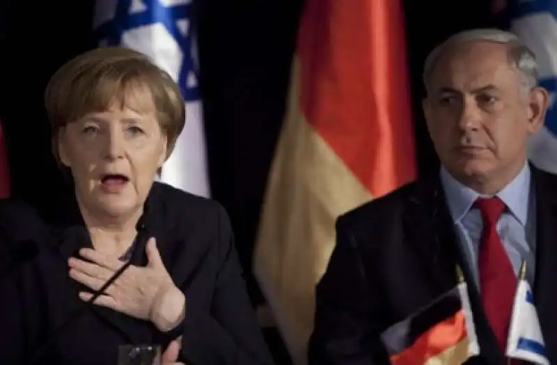 benjamin netanyahu angela merkel 2