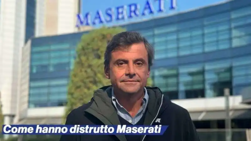 CARLO CALENDA ALLO STABILIMENTO DELLA MASERATI