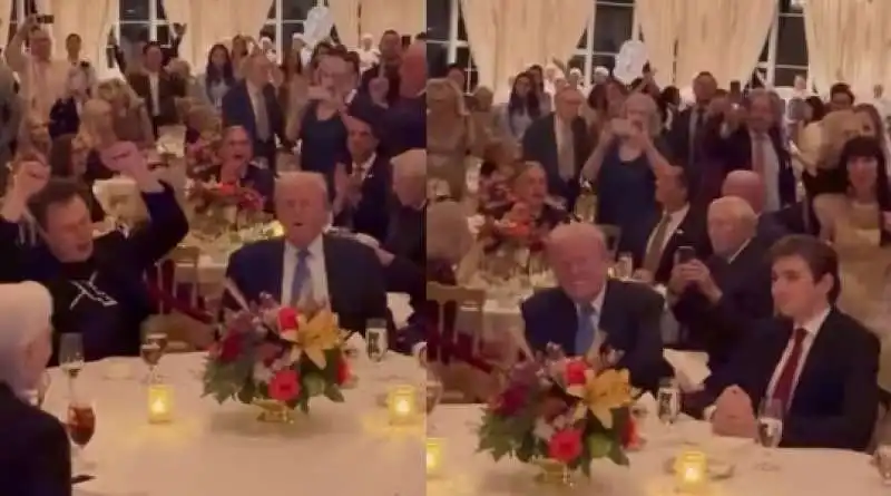 elon musk e donald trump al thanksgiving 4