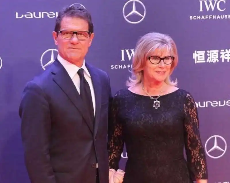 fabio capello e la moglie laura ghisi