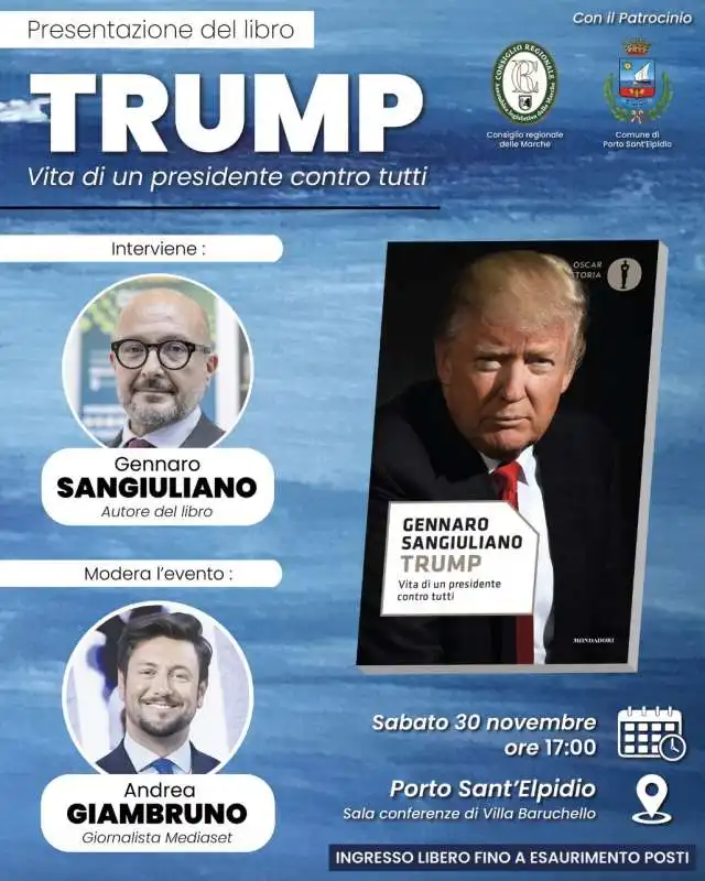 GENNARO SANGIULIANO E ANDREA GIAMBRUNO INSIEME A PORTO SANT'ELPIDIO