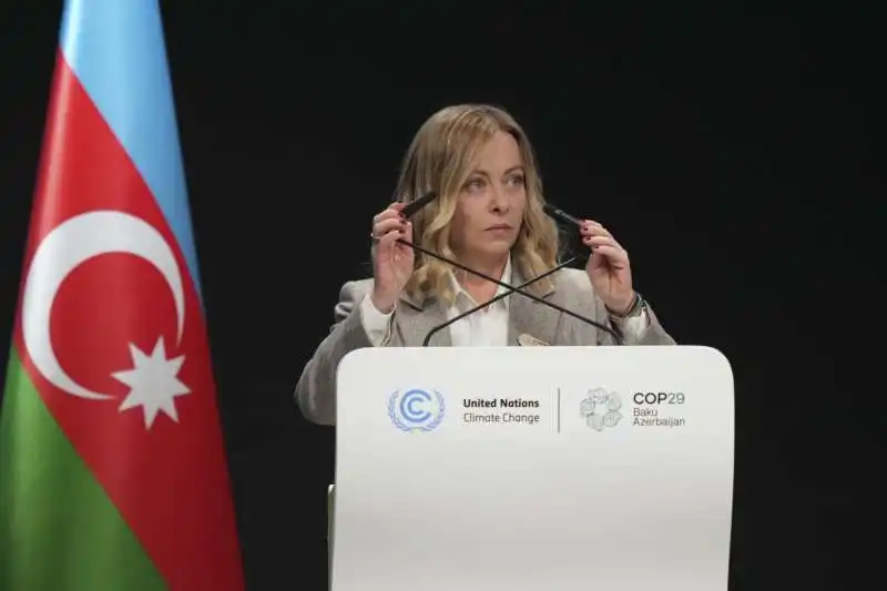 Giorgia meloni - cop29 a baku