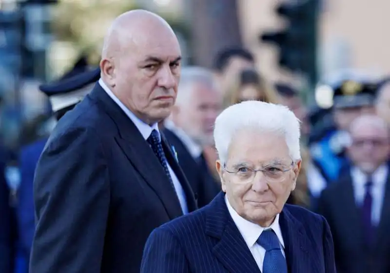 guido crosetto   sergio mattarella    festa delle forze armate   foto lapresse       