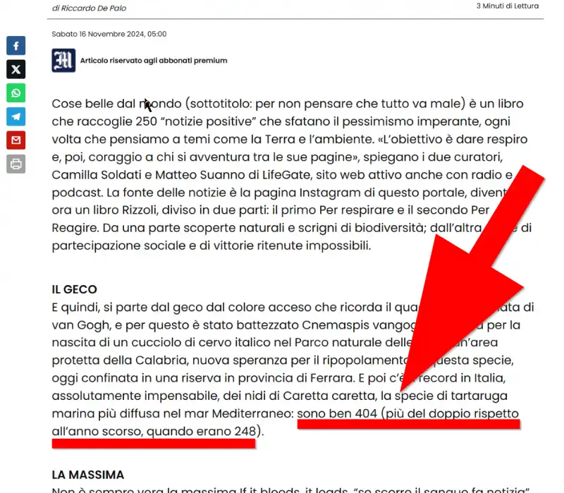 Il Messaggero - aritmetica