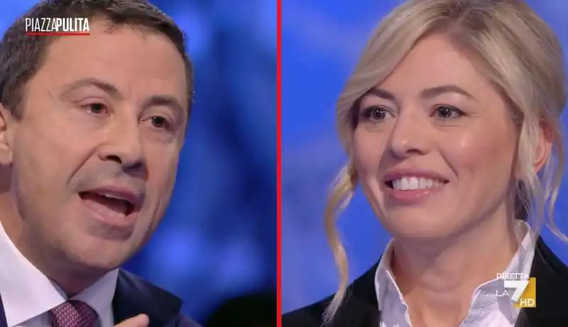 italo bocchino vs maria rosaria boccia   piazzapulita   2