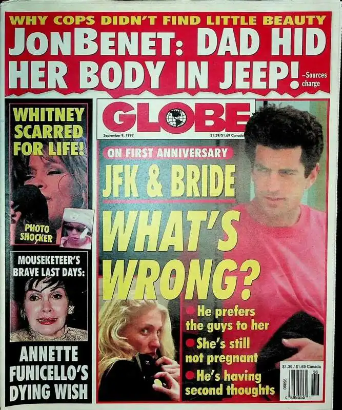 jfk jr e carolyn crisi globe