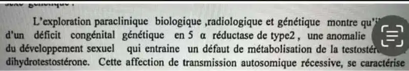 LA PRESUNTA CARTELLA CLINICA DI IMANE KHELIF  