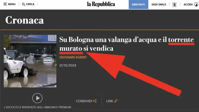 la repubblica, torrente murato 