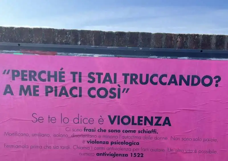 MANIFESTO CONTRO LA VIOLENZA SULLE DONNE