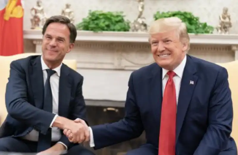 MARK RUTTE DONALD TRUMP