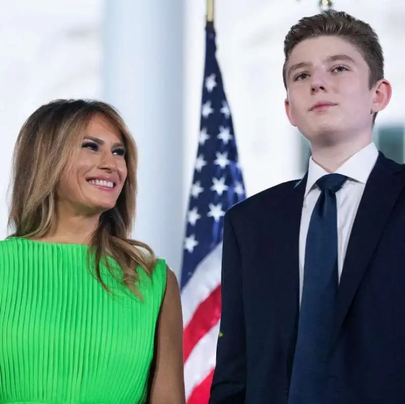 melania e barron primo mandato trump