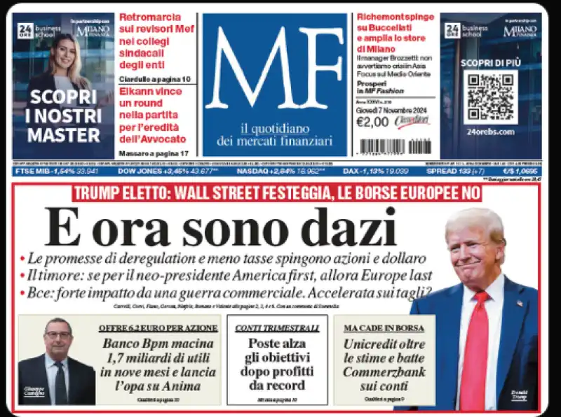 mf milano finanza cover