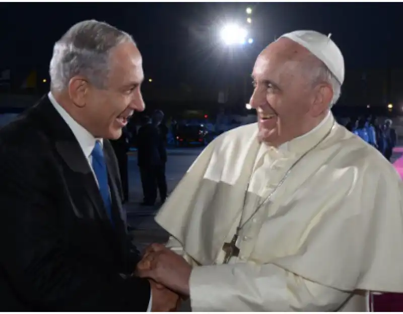 netanyahu bergoglio papa francesco