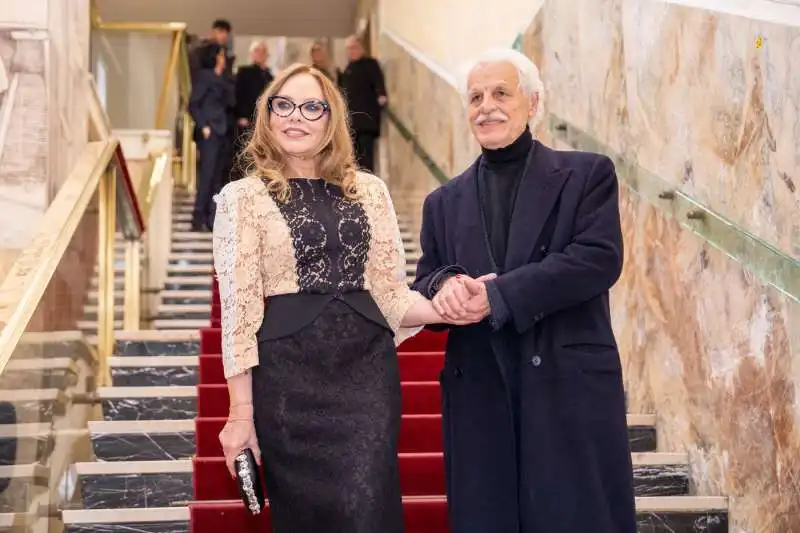 ornella muti michele placido   foto lapresse 