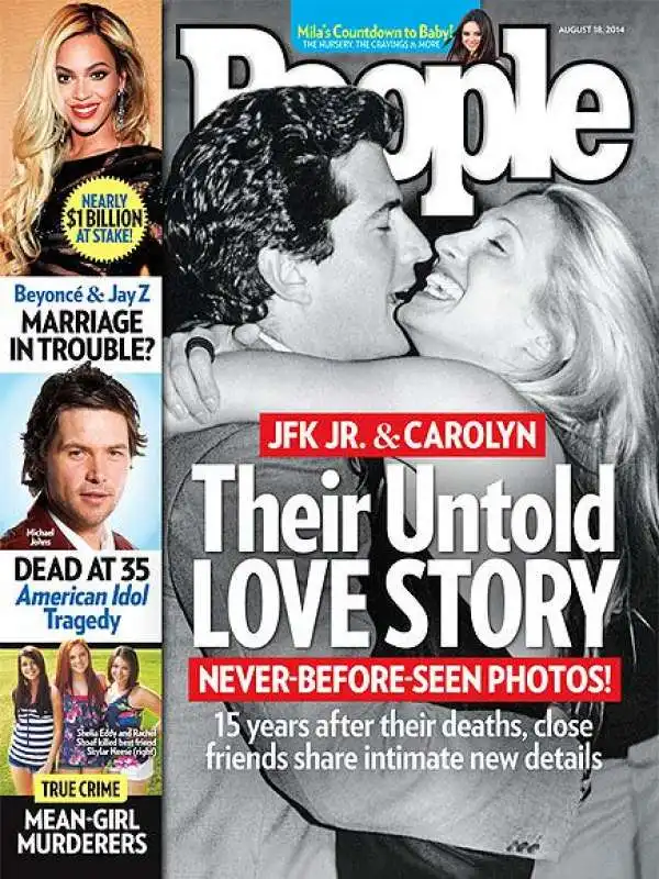 people the untold story of jfk jr e carolyn bessette