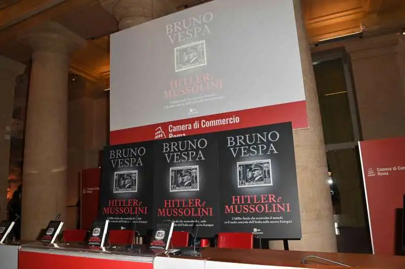 presentazione libro di bruno vespa   hitler e mussolini