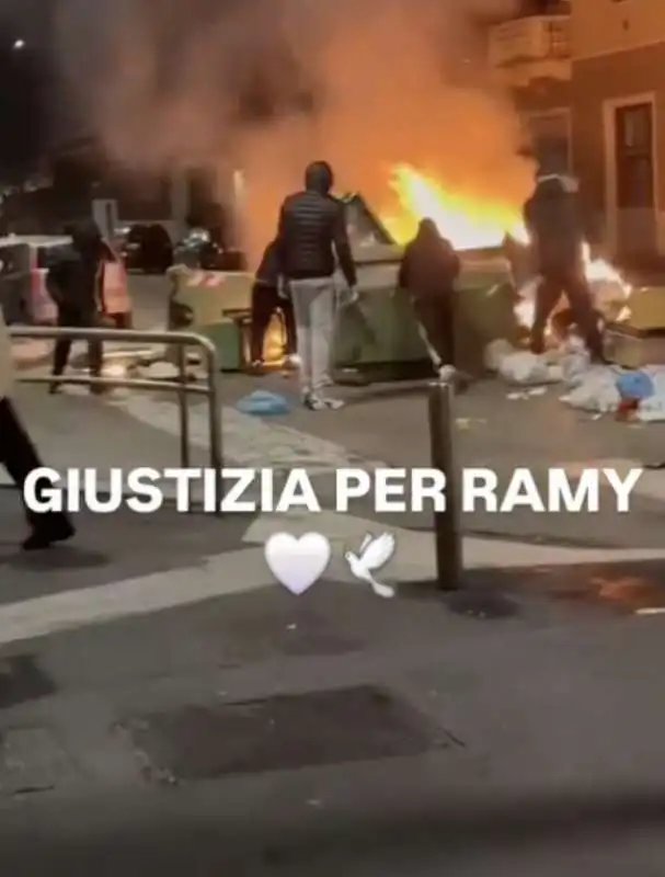 proteste a corvetto per ramy elgaml   2