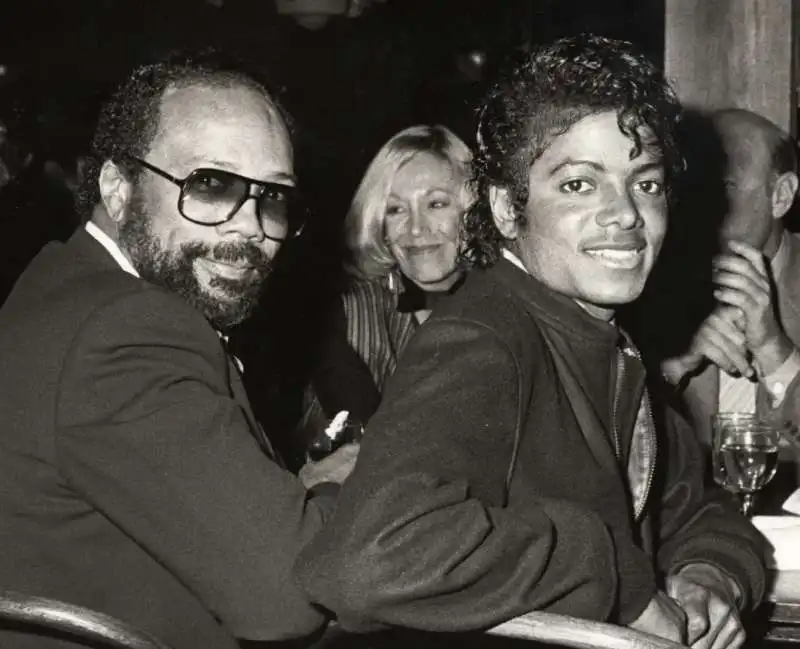 quincy jones  con michael jackson 