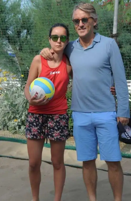 roberto mancini e la figlia camilla