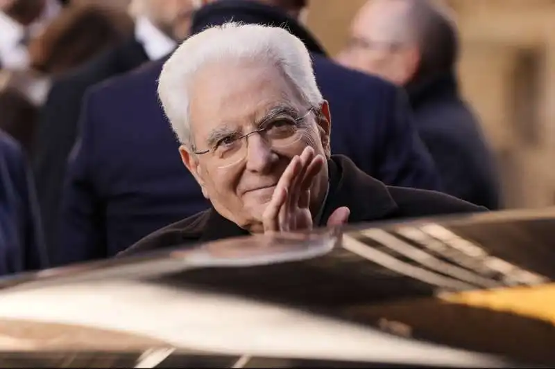 sergio mattarella al museo egizio   foto lapresse 