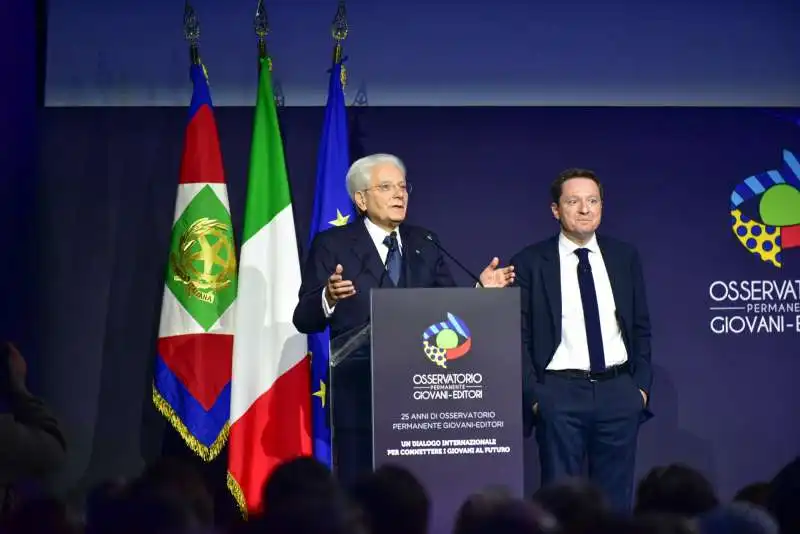 sergio mattarella   andrea ceccherini   osservatorio permanente giovani editori   6