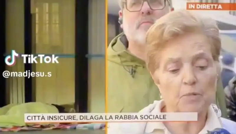 signora perde la dentiera in diretta a mattino 4   1