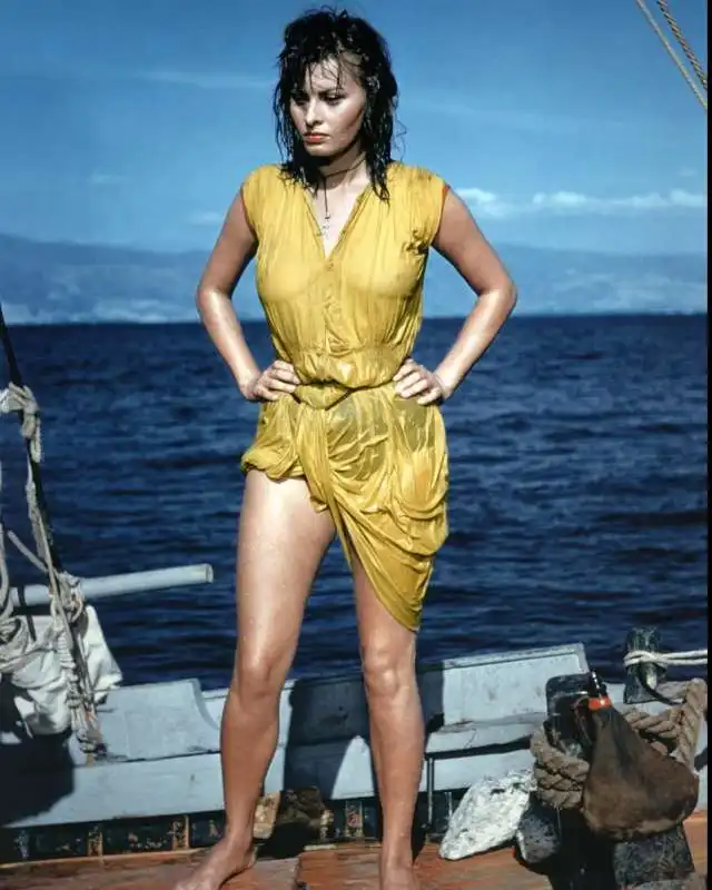 sophia loren il ragazzo sul delfino