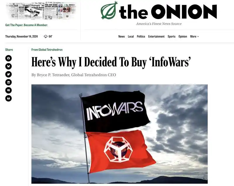 the onion compra infowars 