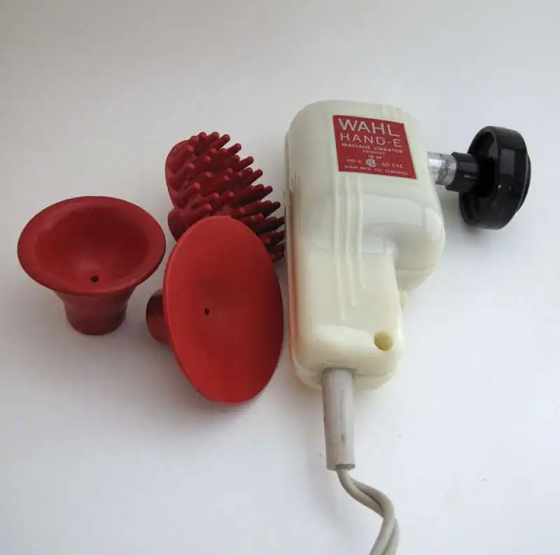 vibratore vintage con accessori