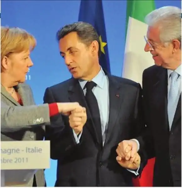 merkel monti sarkozy