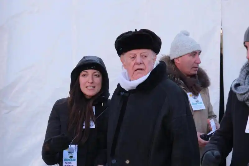 Dario Fo VAFFADAY DI GENOVA FOTO LAPRESSE 