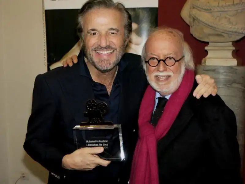 ADRIANO PINTANDI PREMIA CHRISTIAN DE SICA FOTO ANDREA ARRIGA 