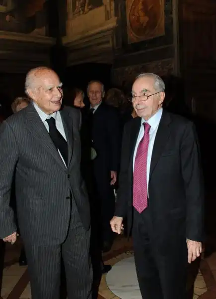 Alfredo Reichlin e Giuliano Amato 